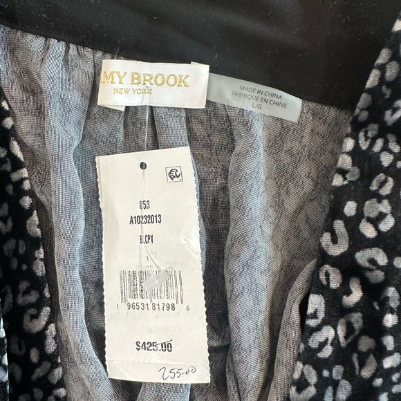 NWT RAMY BROOK Jordyn Leopard Print Velvet Top - Picture 8 of 8